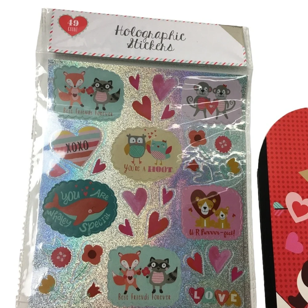 Valentine’s Stickers 269+ Total Pandas Hearts Elephants Owls Whale Foxes Monkeys